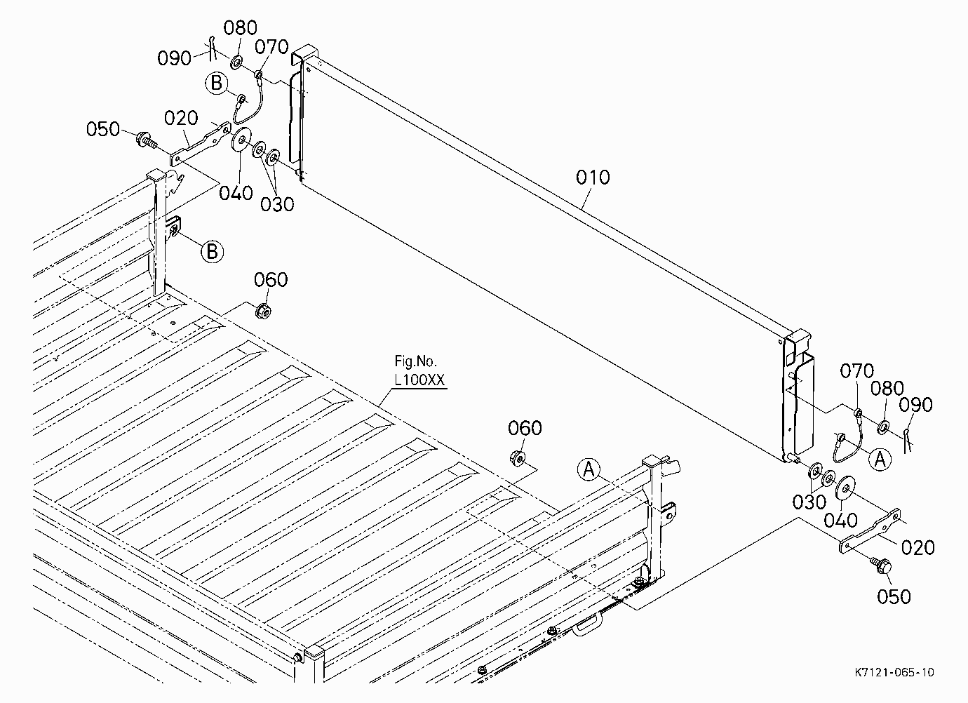BOX GATE (REAR) [BED LINER] [EXCEPT FSG]