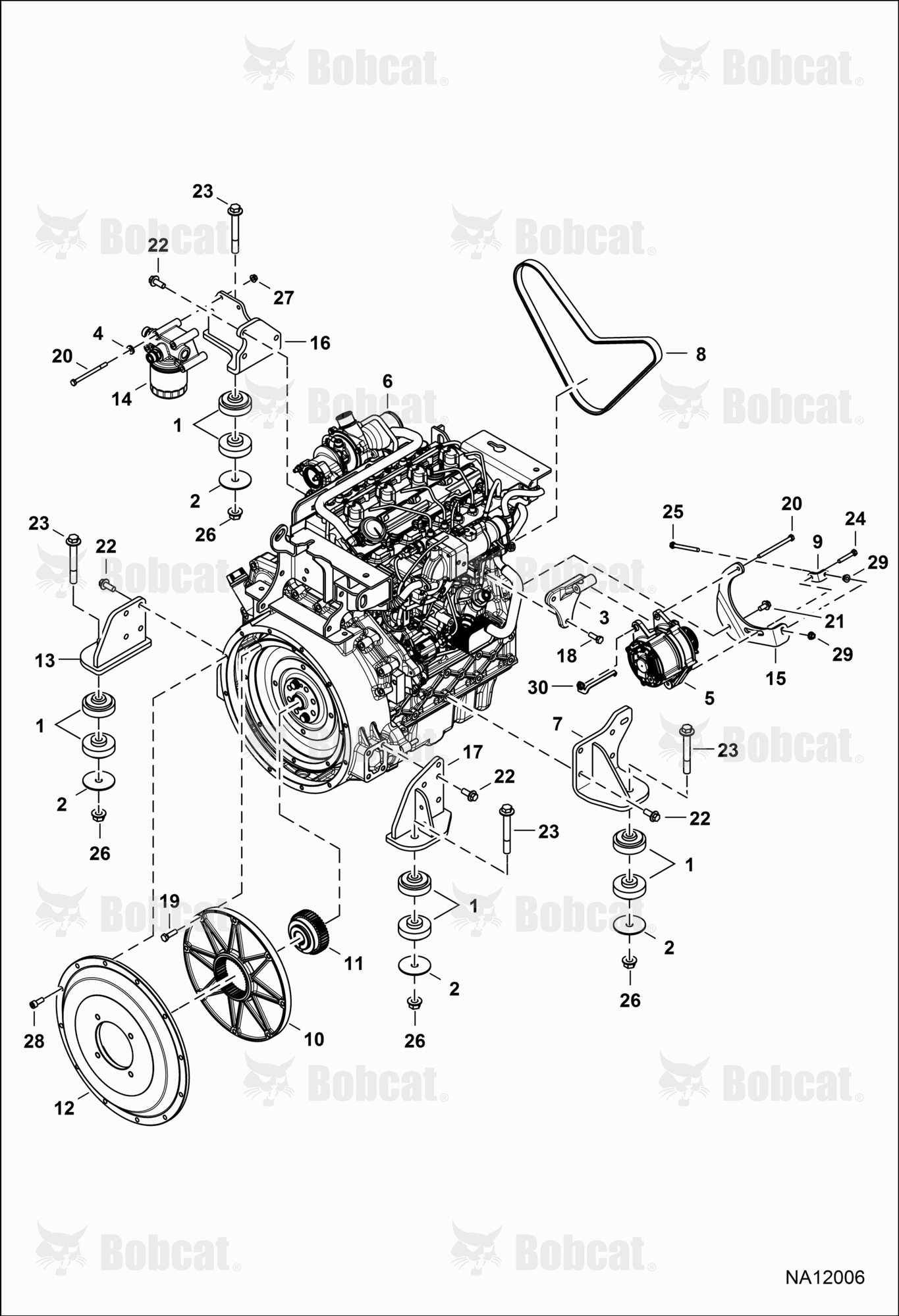 Engine & Attaching Parts (Engine Mounts)
