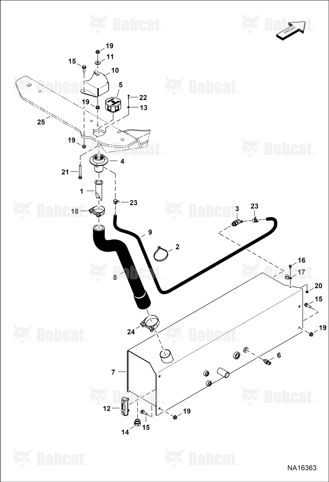Hydraulic Tank  B54W11001 & Above, B54Y11001 & Above