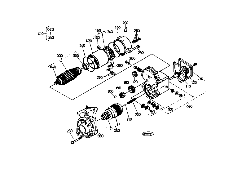 Starter (Component Parts)(Not For Reman Unit)