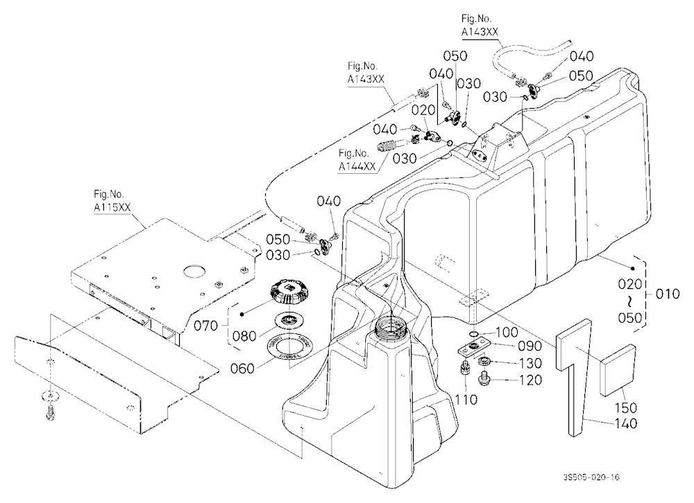 Fuel Tank Lh [New]