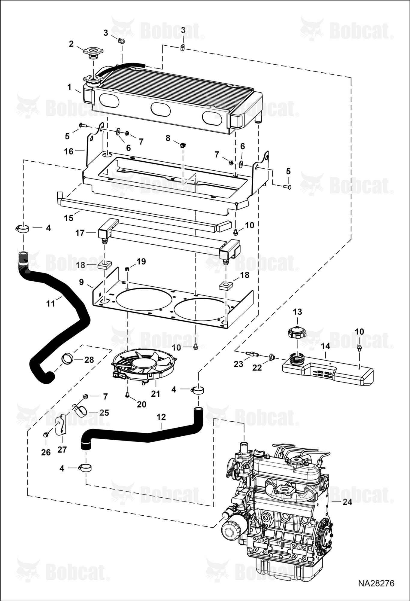 Engine & Attaching Parts (Cooling Group)