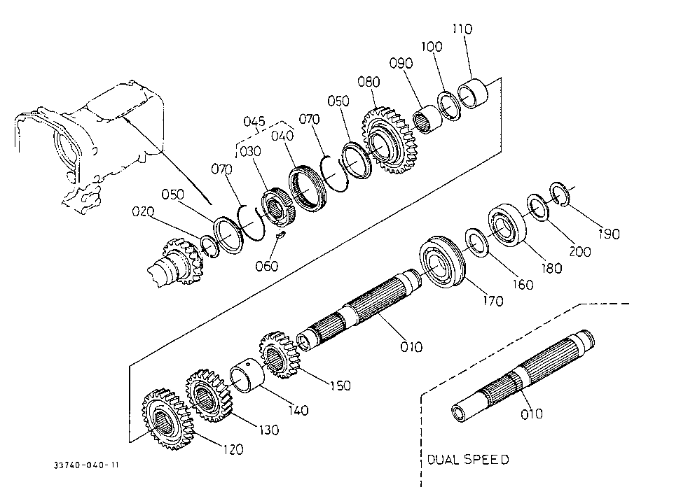 First Shaft (Synchro-Shuttle)