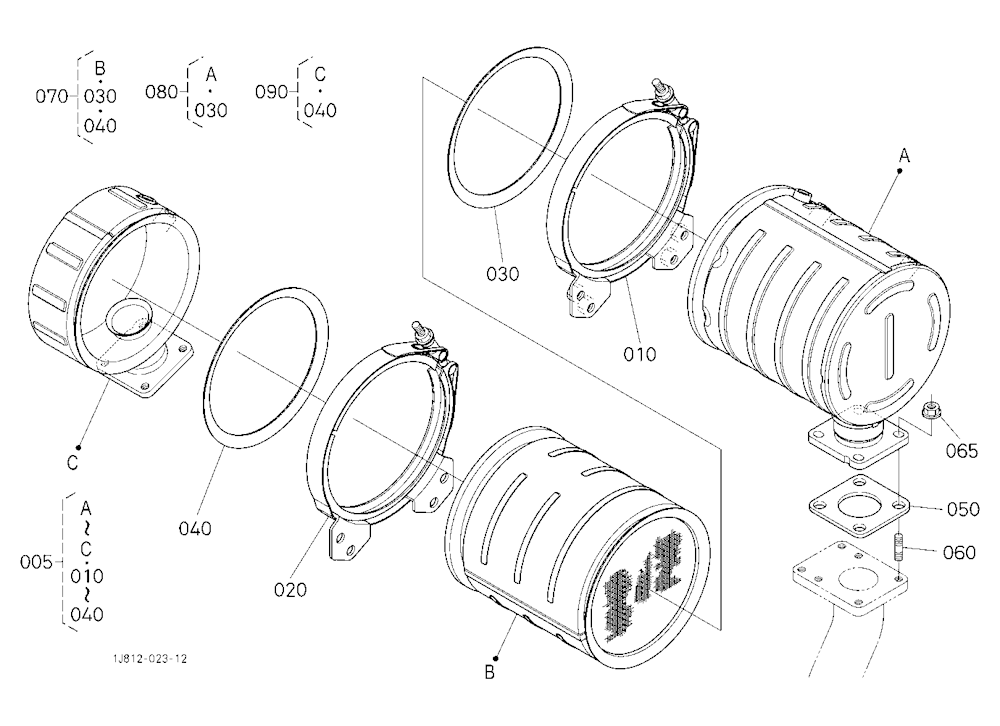 Diesel Particulate Filter Muffler