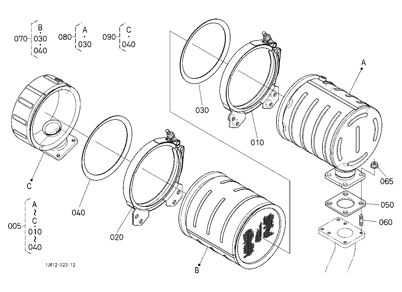 Diesel Particulate Filter Muffler