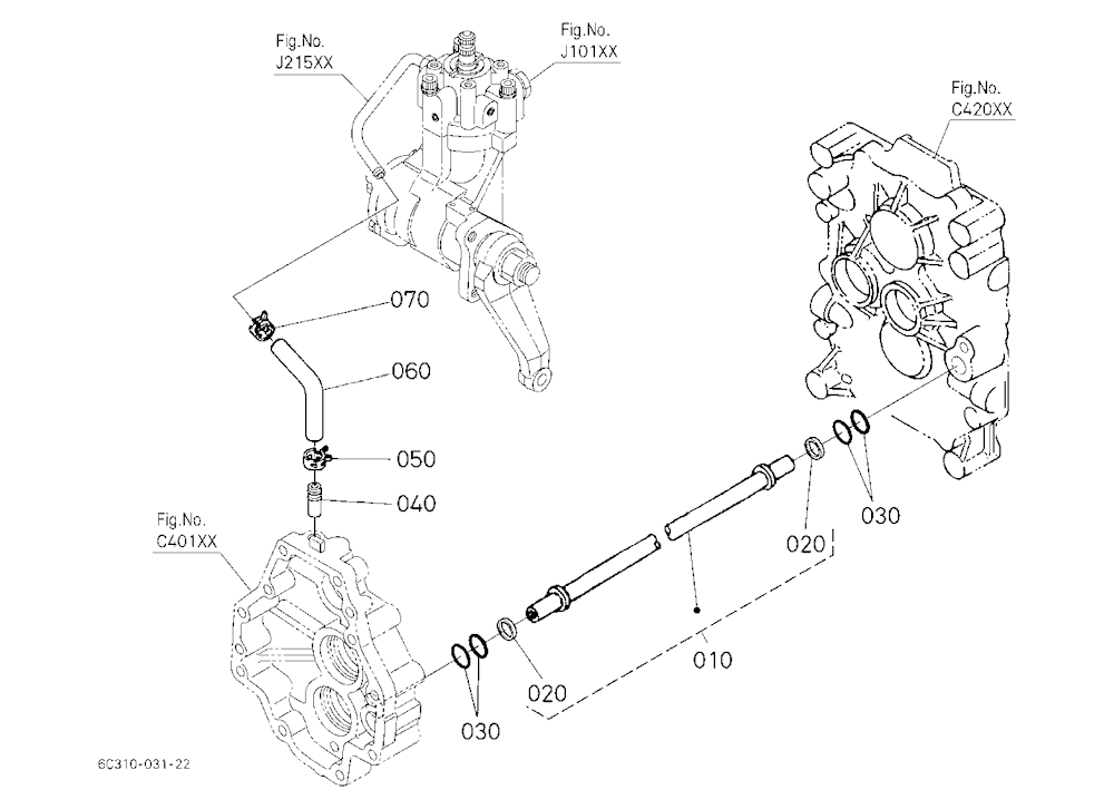Hydraulic Oil Line (F/M)