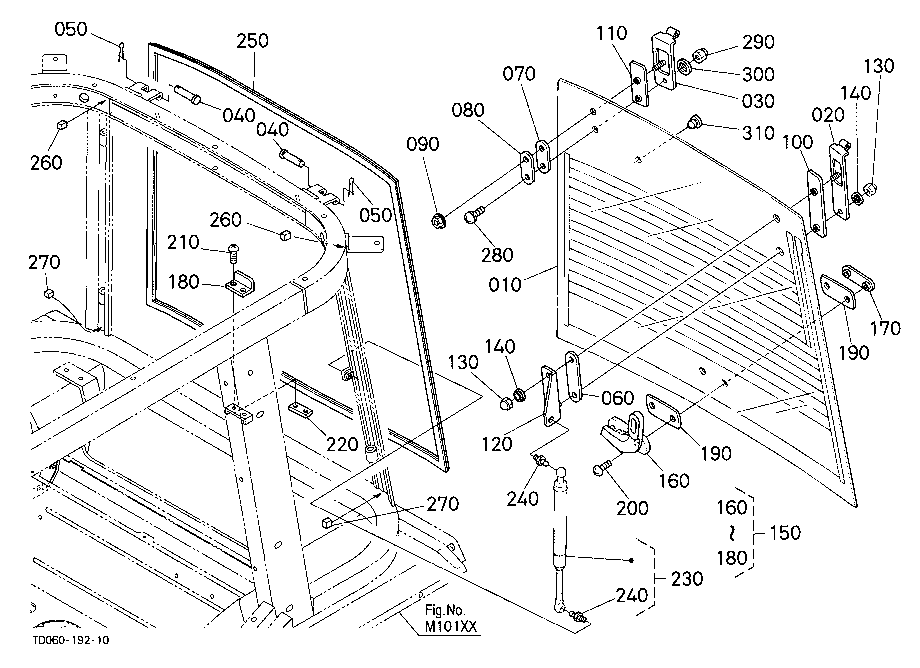 Hatch Back Glass [Cab Type] [A]