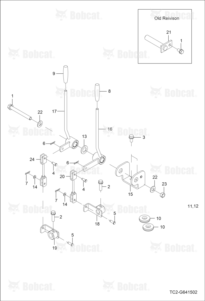 Double Acting Valve Lever Group