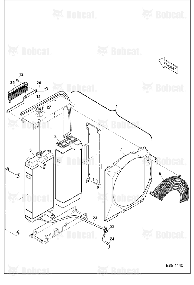 Engine & Attaching Parts (Radiator)