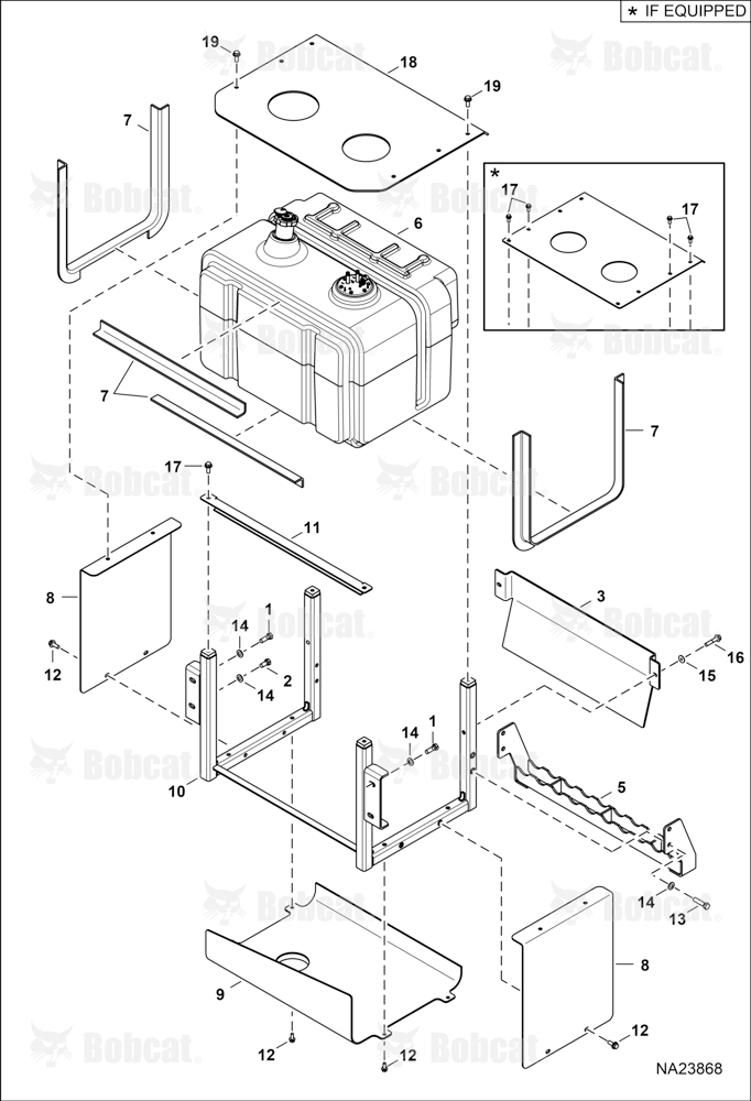 Fuel Tank (Straight Corner Frame)