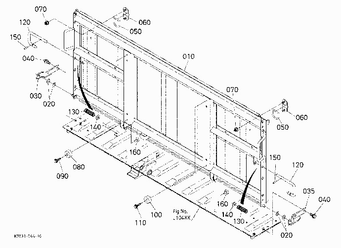 BOX BASE (FRONT) [BED LINER]