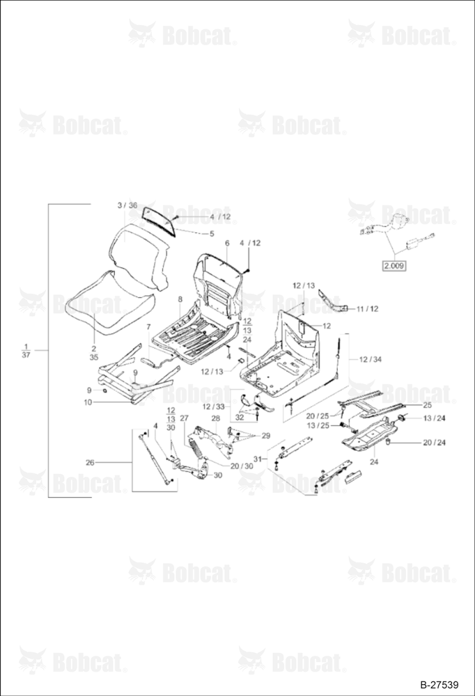 OPERATOR'S Seat (MSG20)