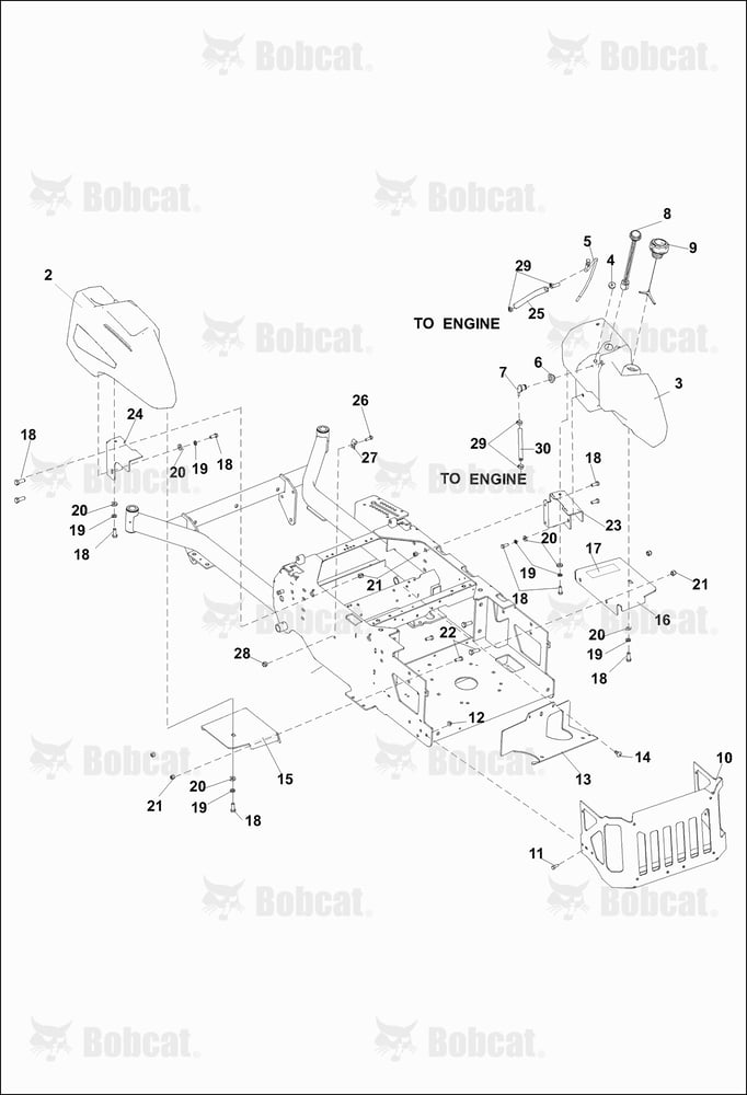 Fuel TANK, Bumper & Control Panel