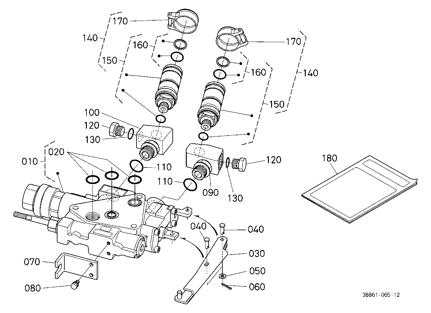 Auxiliary Control Valve Kit (Fd With Fc) (W/G No.M