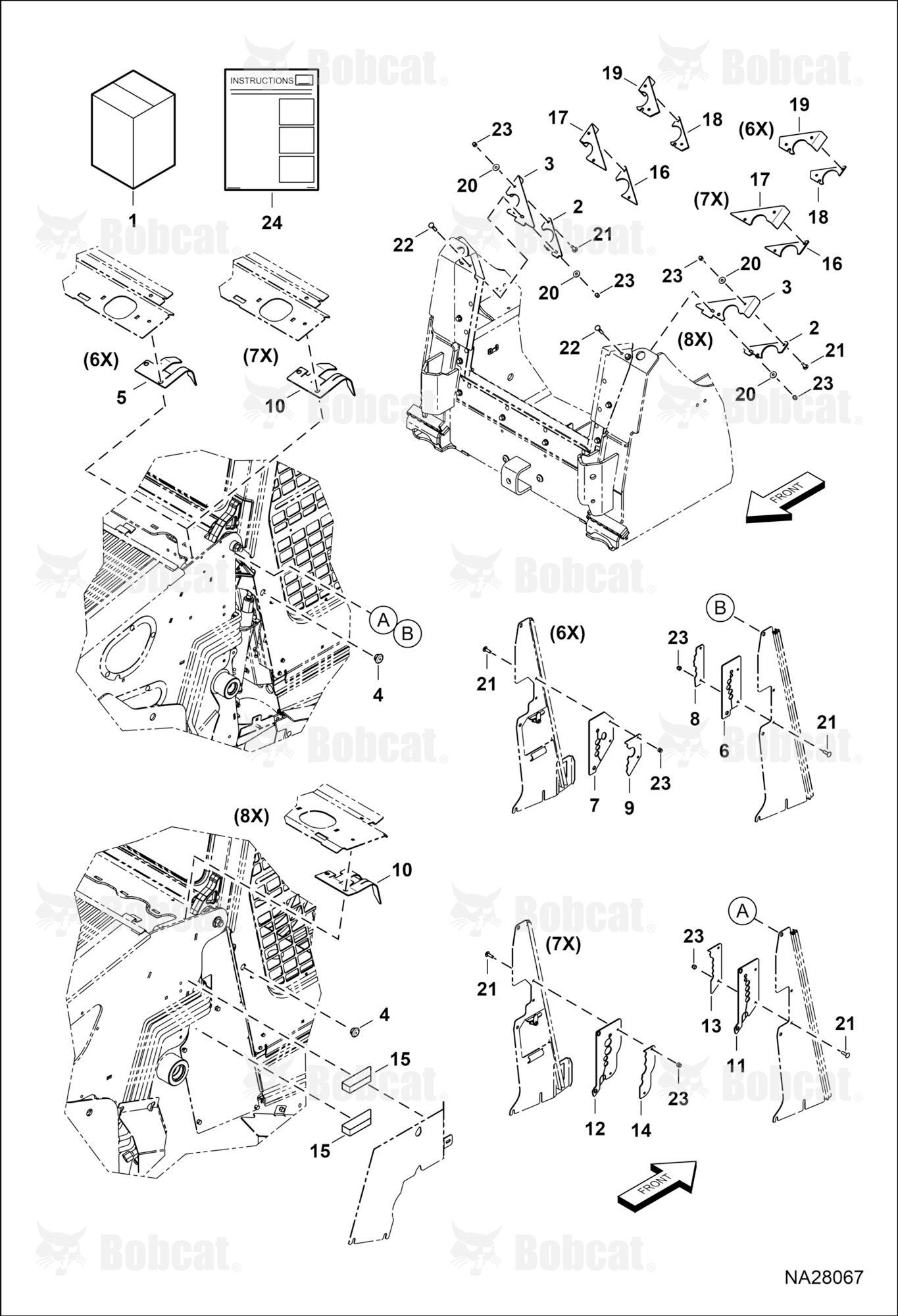 Frame Seal Kit  B56R11460 & Above