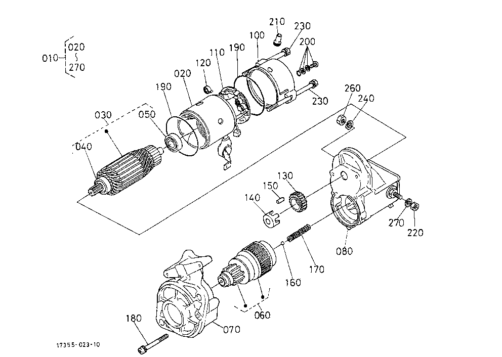 Starter [Component Parts](Not For Reman Unit)