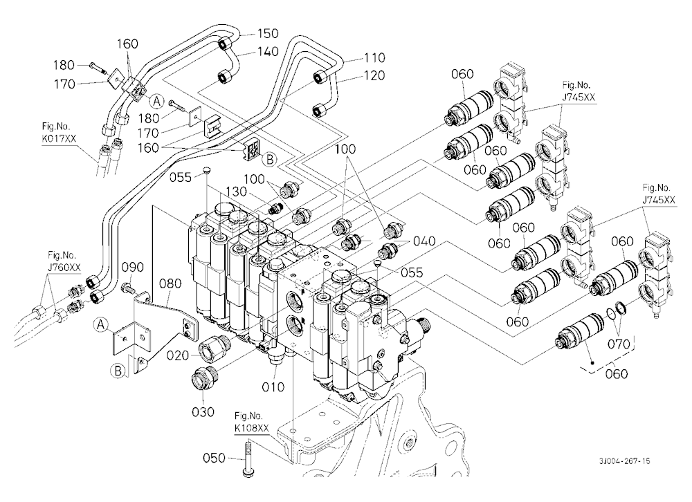 Remote Control Valve (6 Valves) [With Front 3P] [W