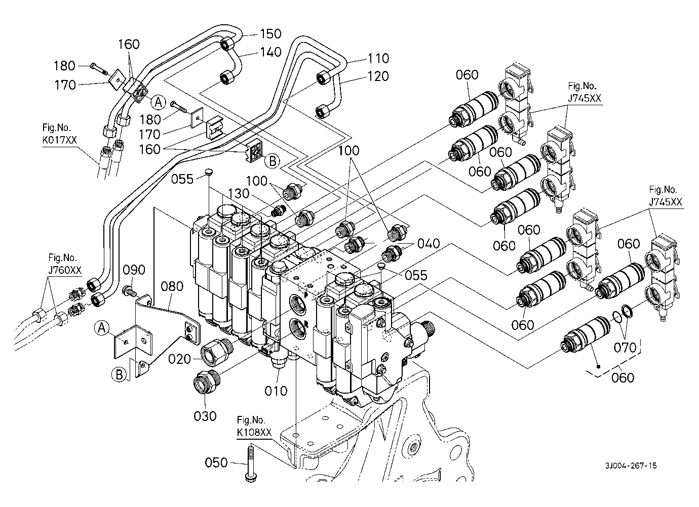 Remote Control Valve (6 Valves) [With Front 3P] [W