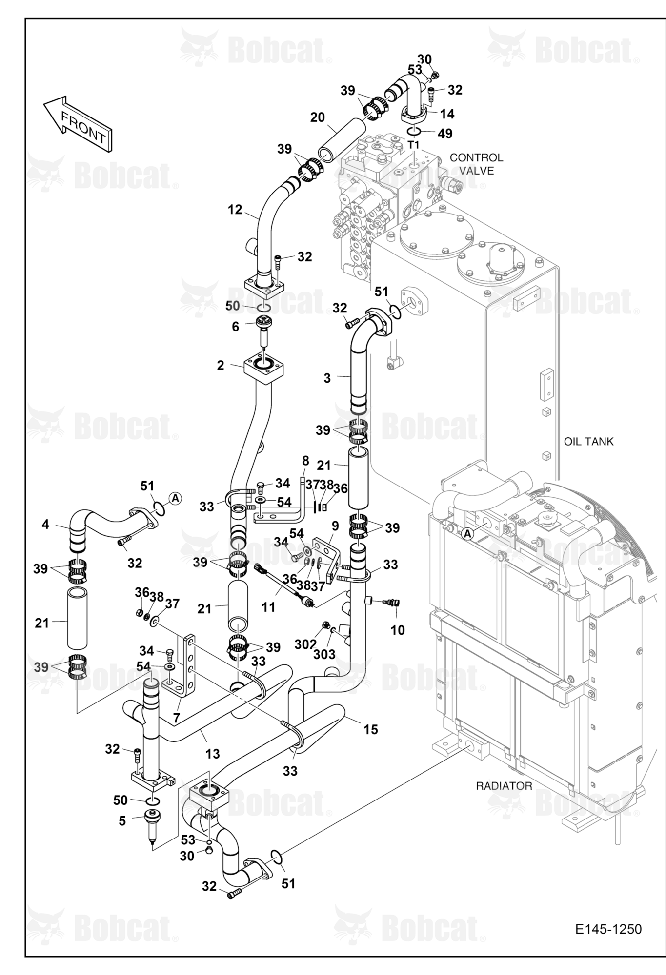 Oil Cooler Piping (Oil Cooler)