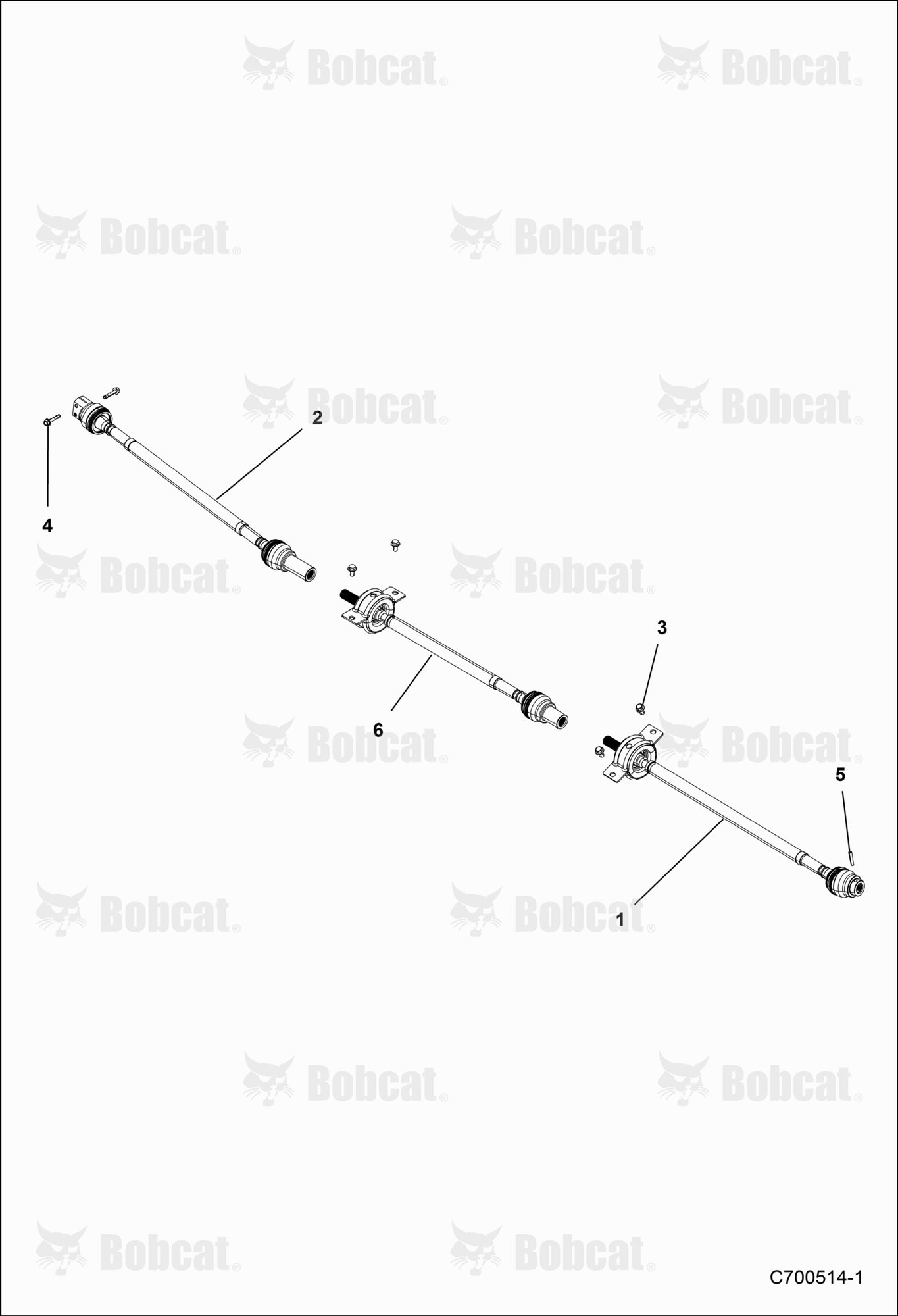 Drive TRAIN, Front Prop Shaft