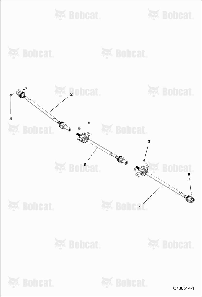 Drive TRAIN, Front Prop Shaft