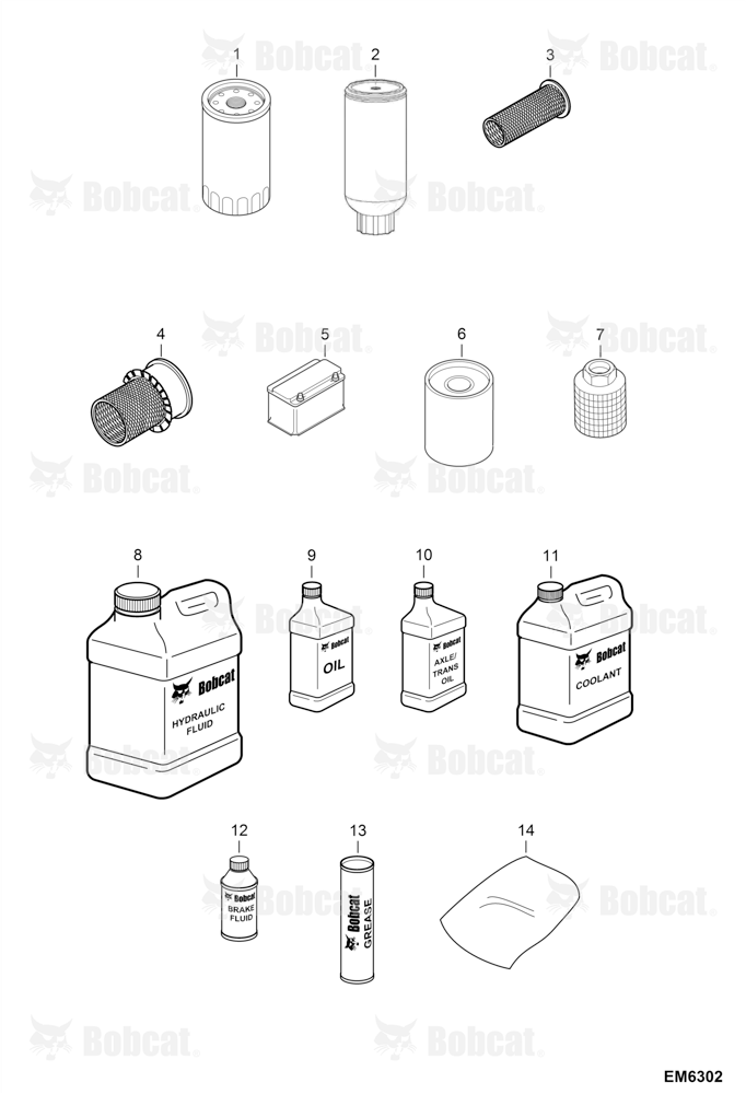 Maintenance Items (Service Parts)