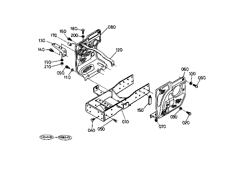 Front Axle Frame [A] [Ca] [Fr] [U] [Au]