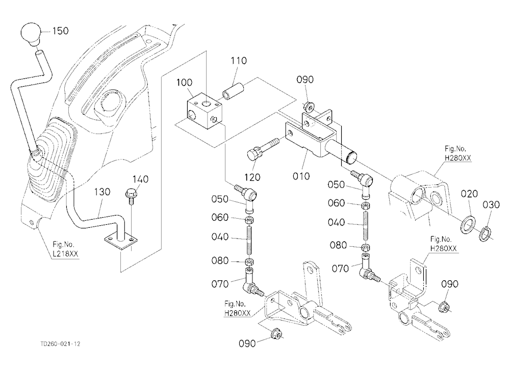 Loader Valve Lever