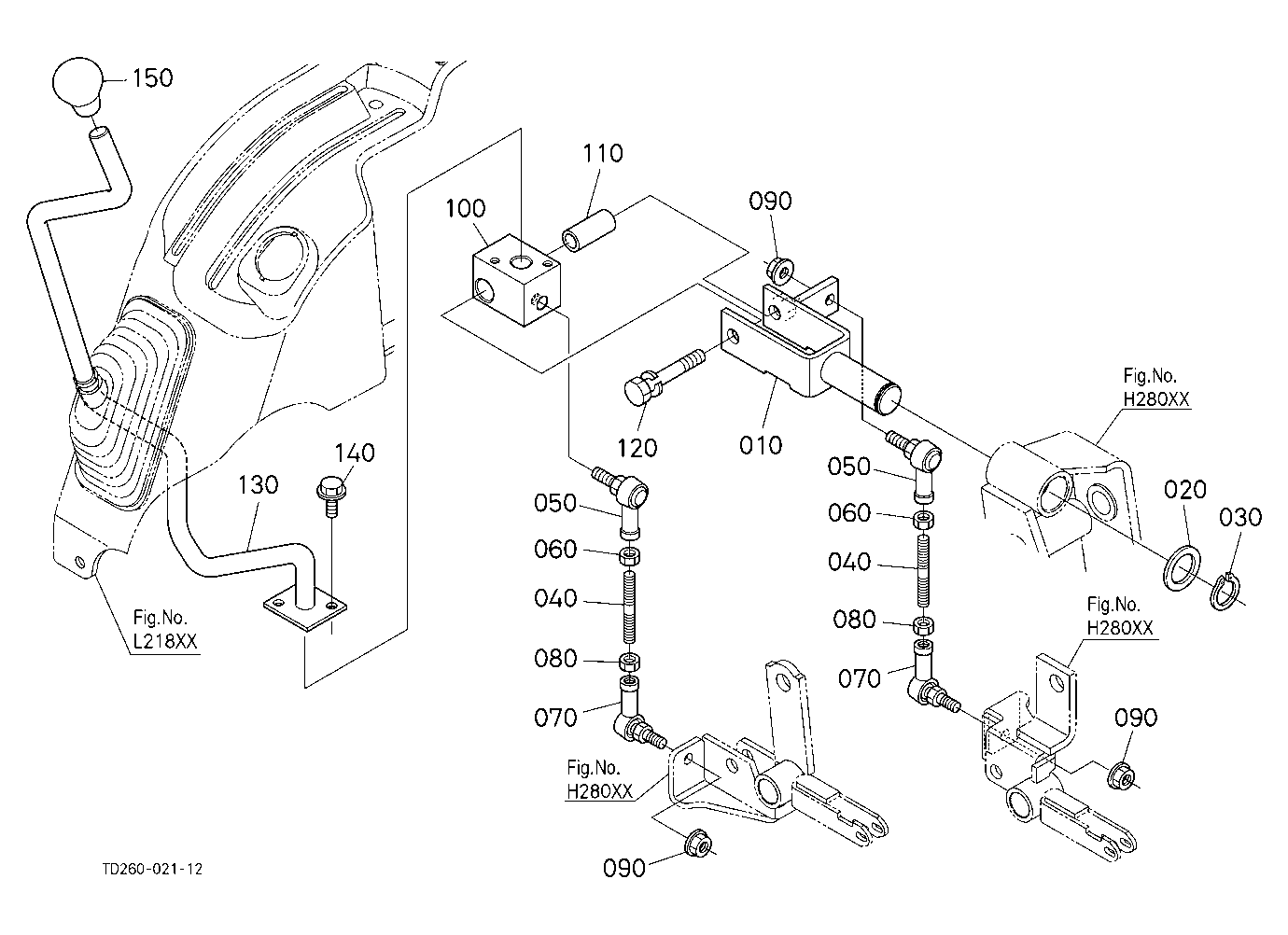Loader Valve Lever