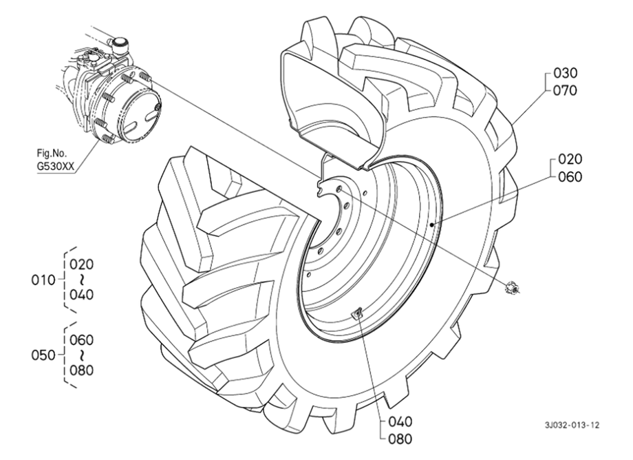 Front Wheel (540/65R28) [Firestone]
