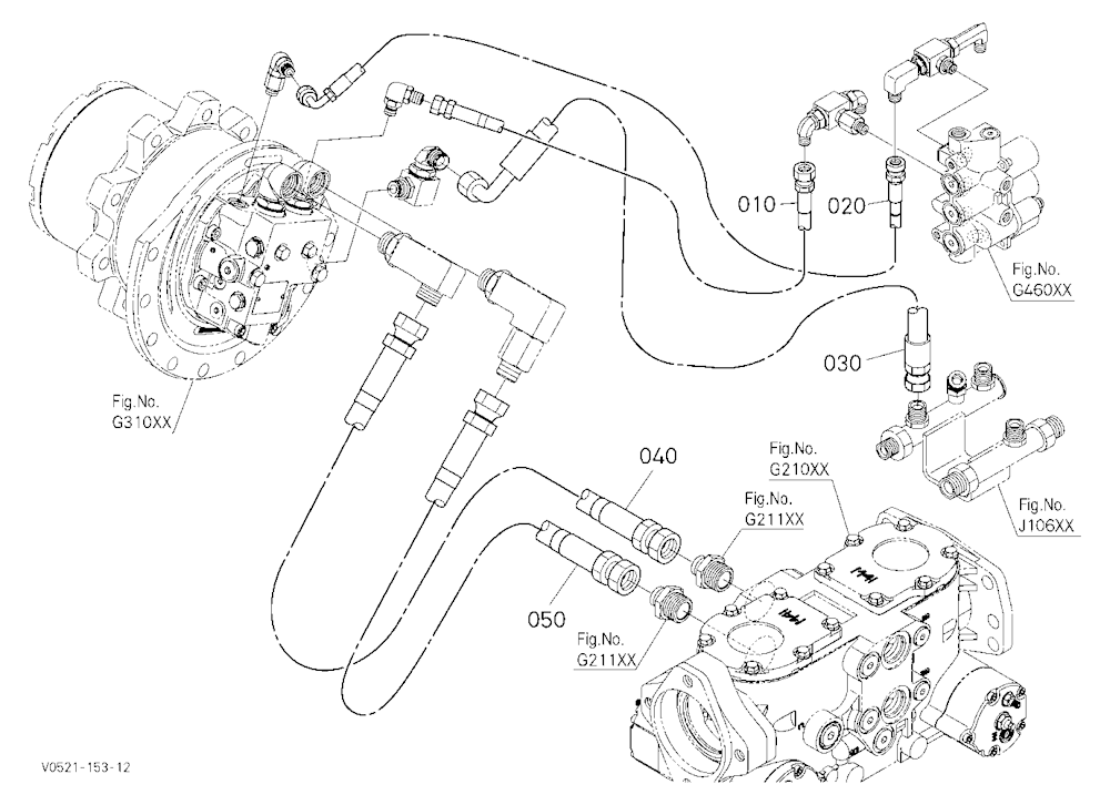 Oil Piping (Travel Rh)