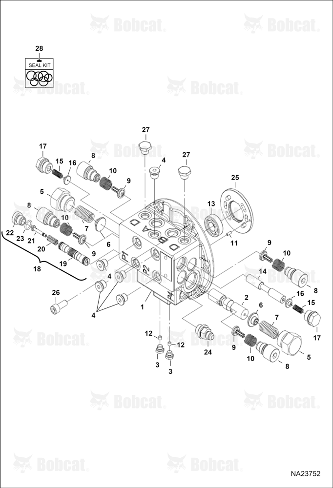 Travel Motor (Control)(Motor 7403755) AG3416001 & Above