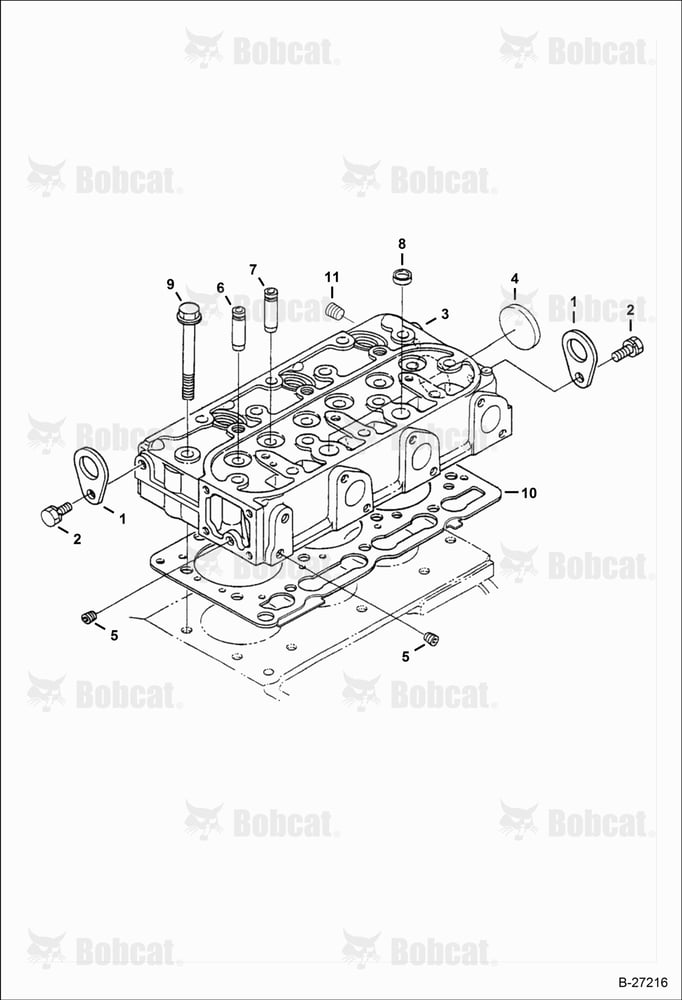 Cylinder Head (Kubota - D1005-E3B-BC-3)(Tier IV Replacement)