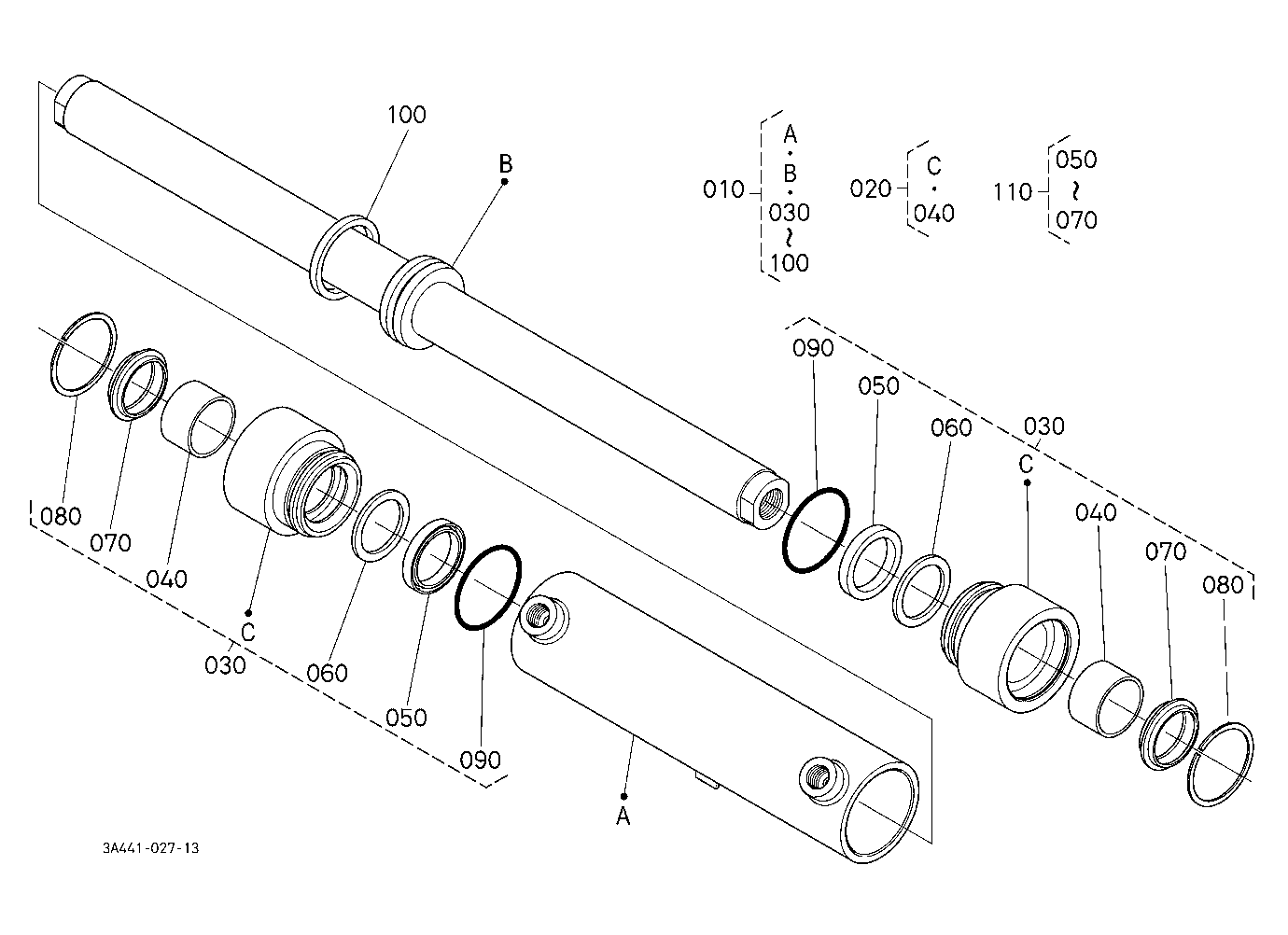 Steering Cylinder [Component Parts]