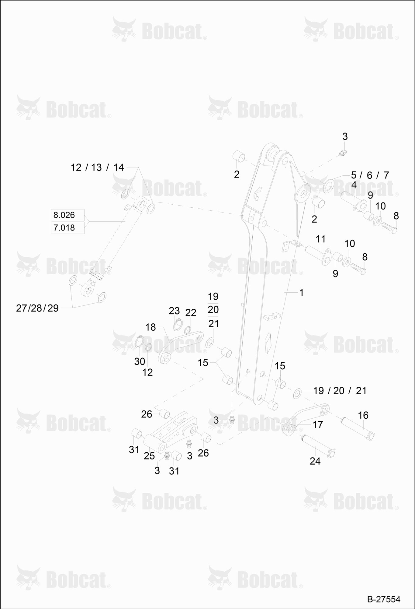 Dipper Stick - Articulated Boom