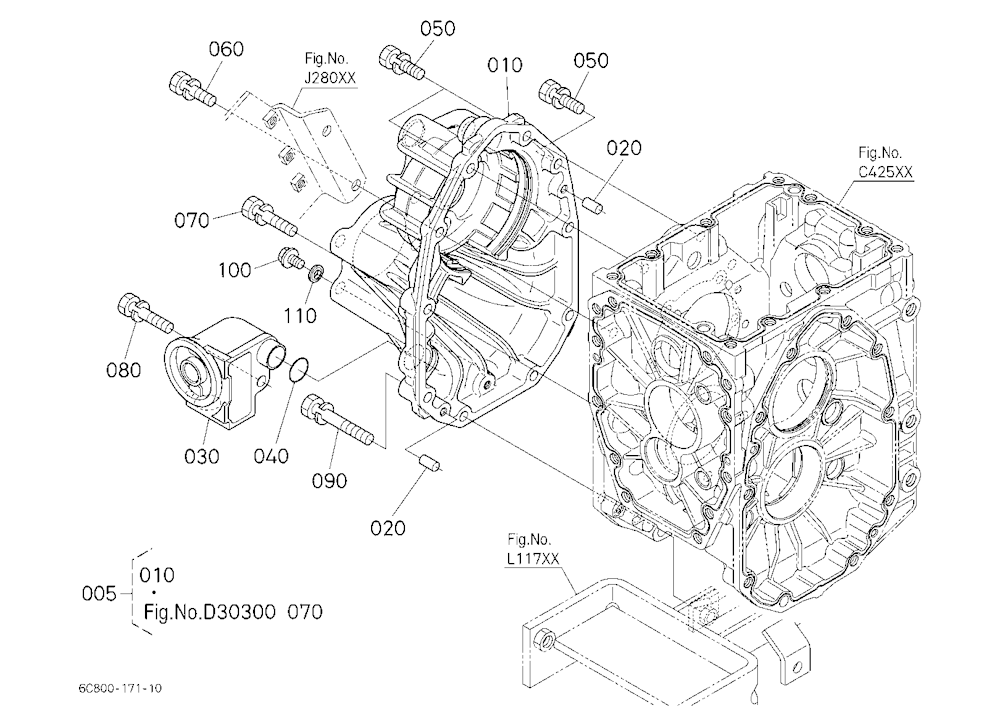 Rear Axle Case (Right)