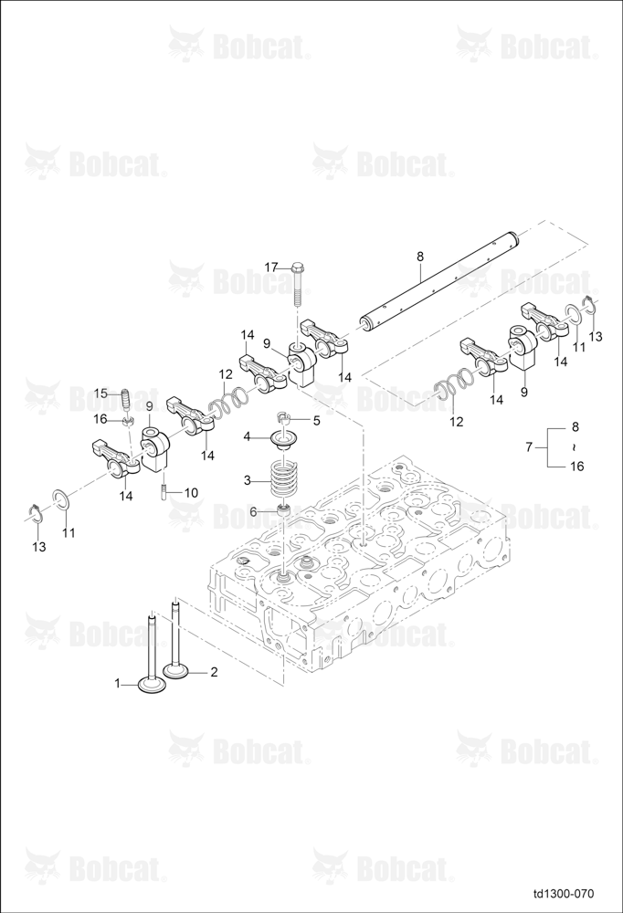 Valve Rocker Arm Group A59B11001 & Above