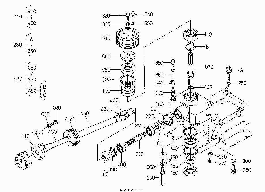 BEVEL GEAR CASE