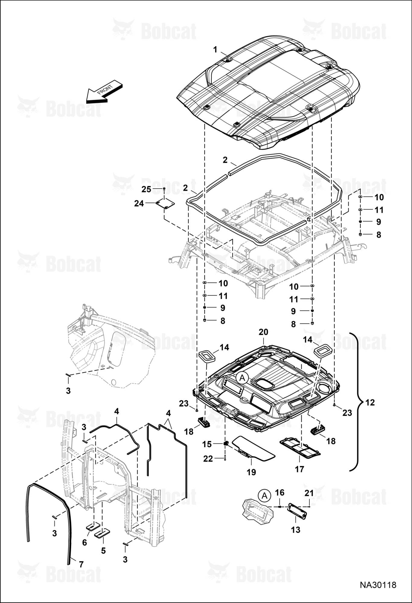 Operator CAB (Roof & Seals)
