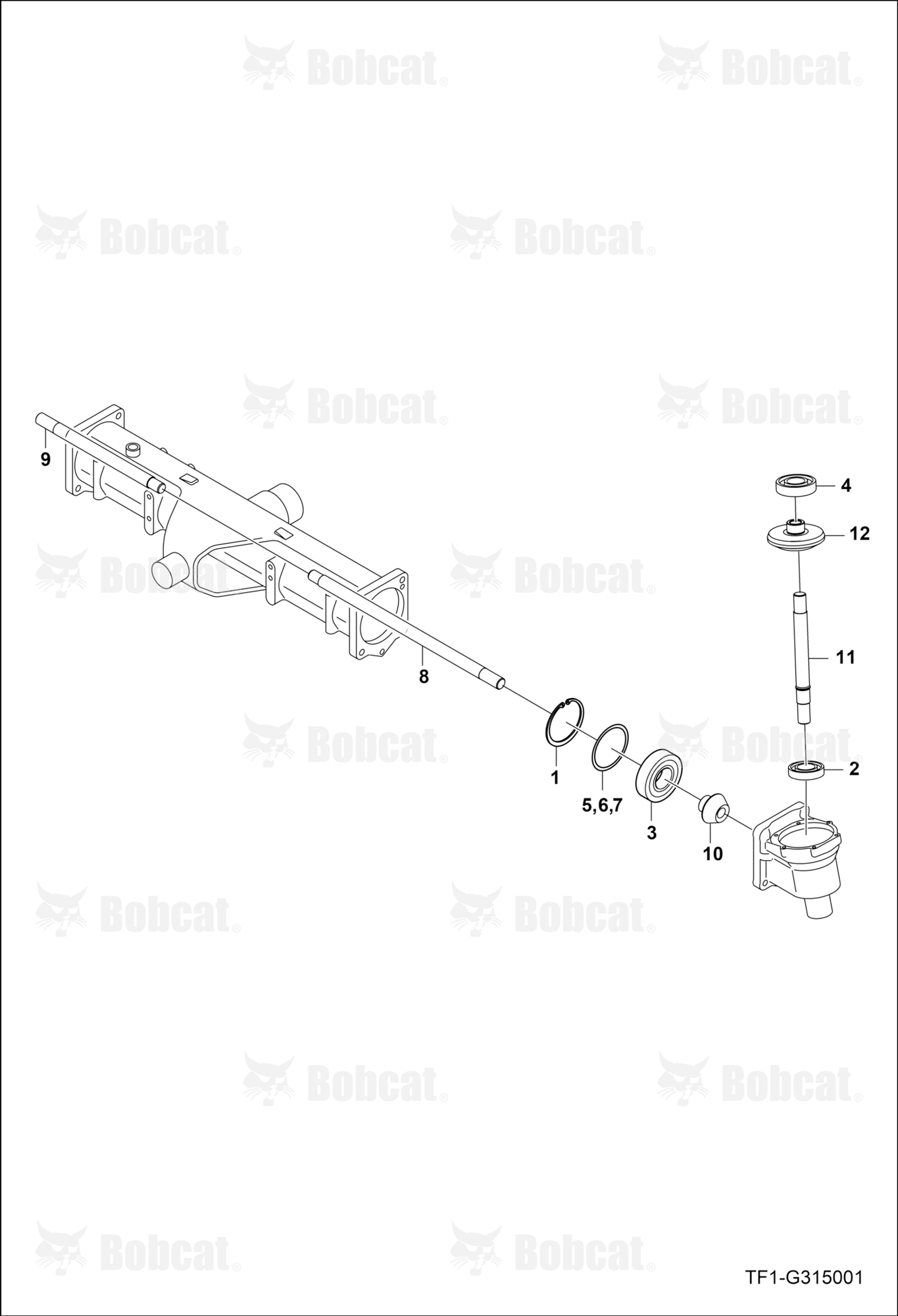 Bevel Gear Shaft Group