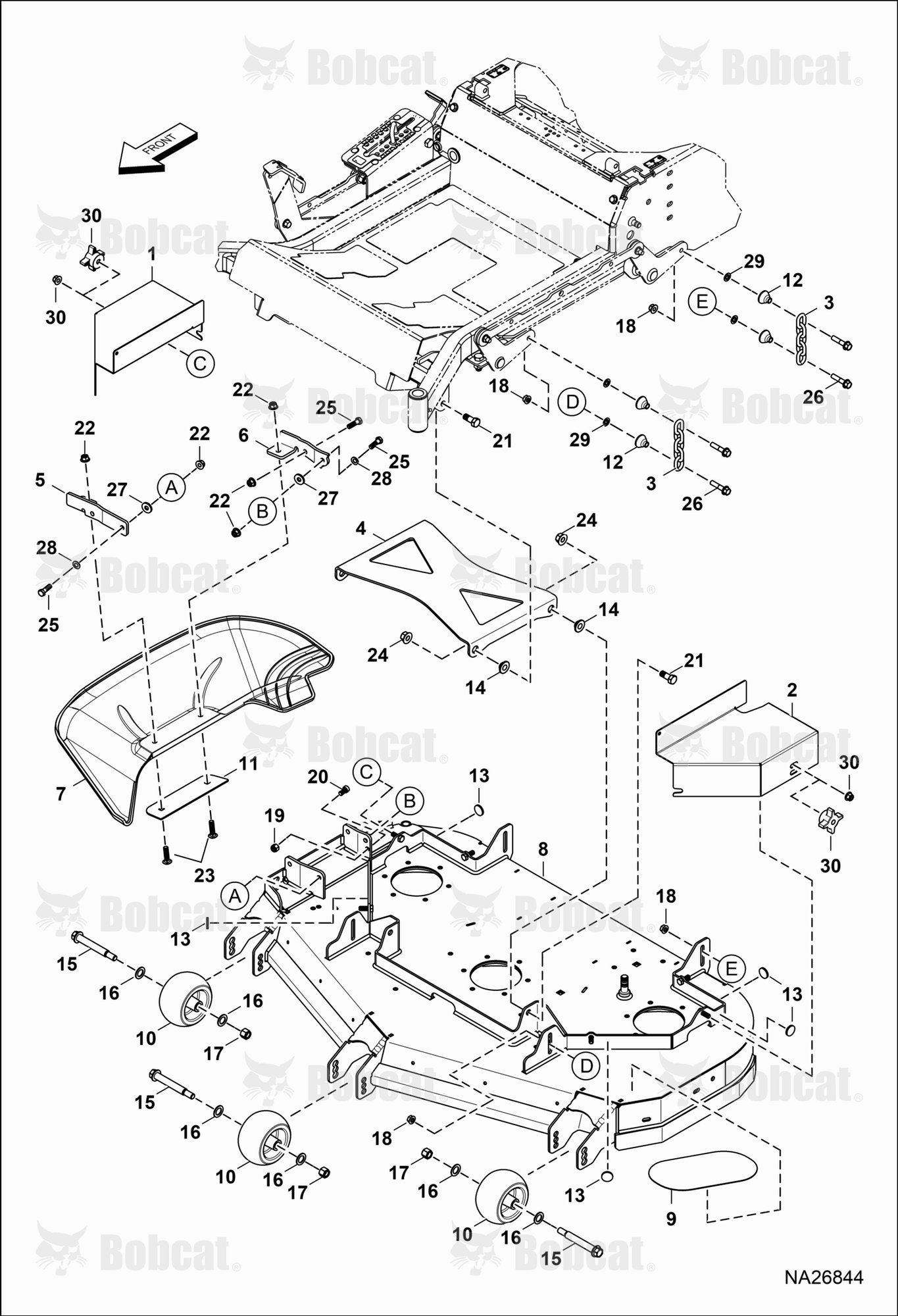 DECK, Wheels & Covers (48")