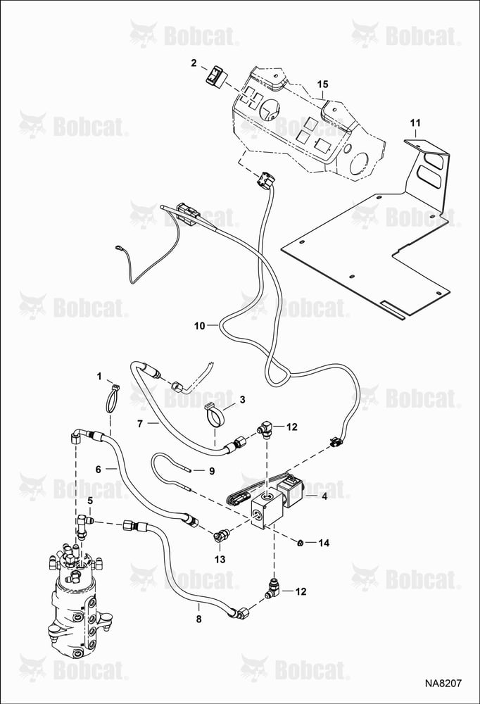 Hydraulic Circuitry (Track Width - Electric)