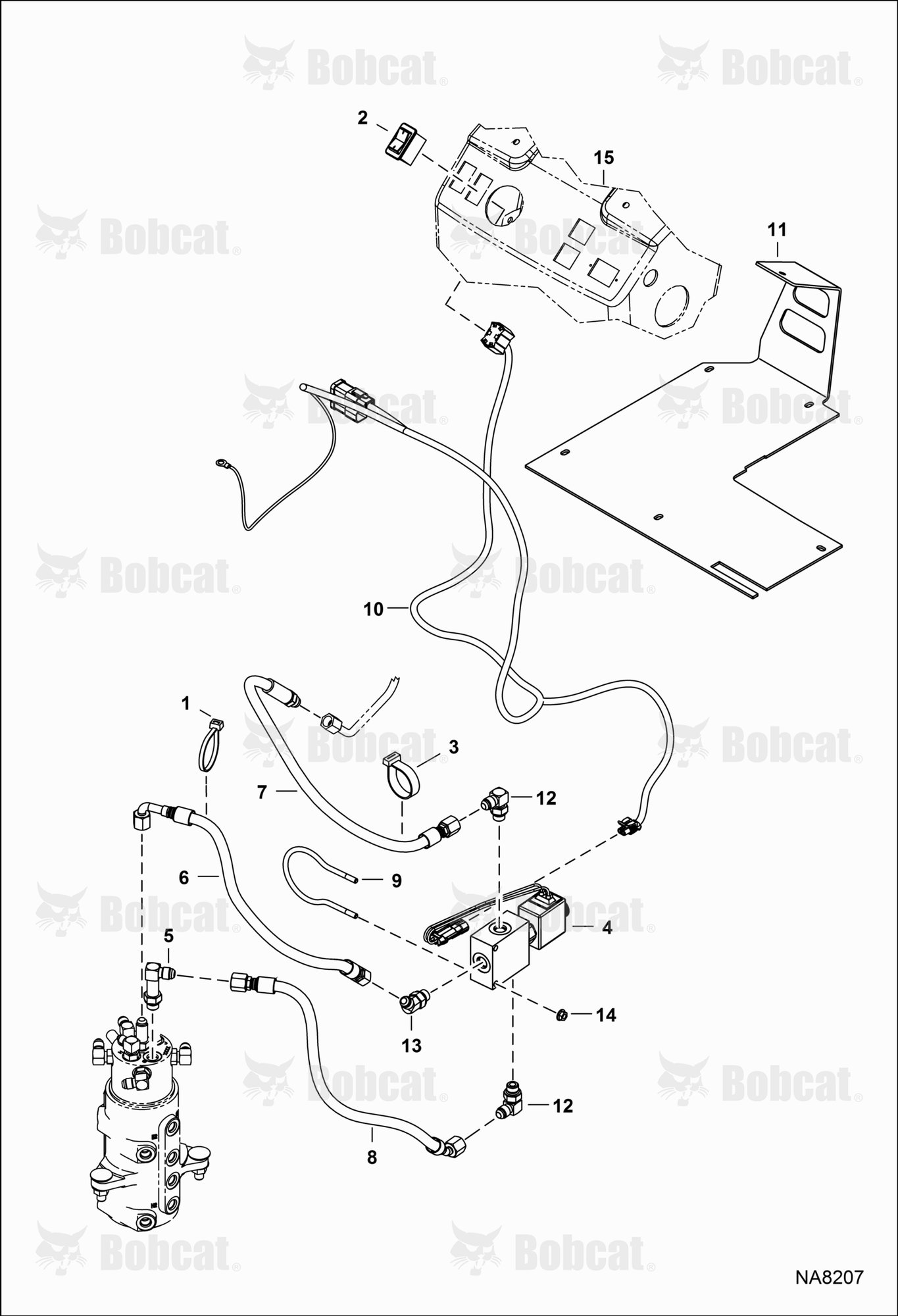 Hydraulic Circuitry (Track Width - Electric)