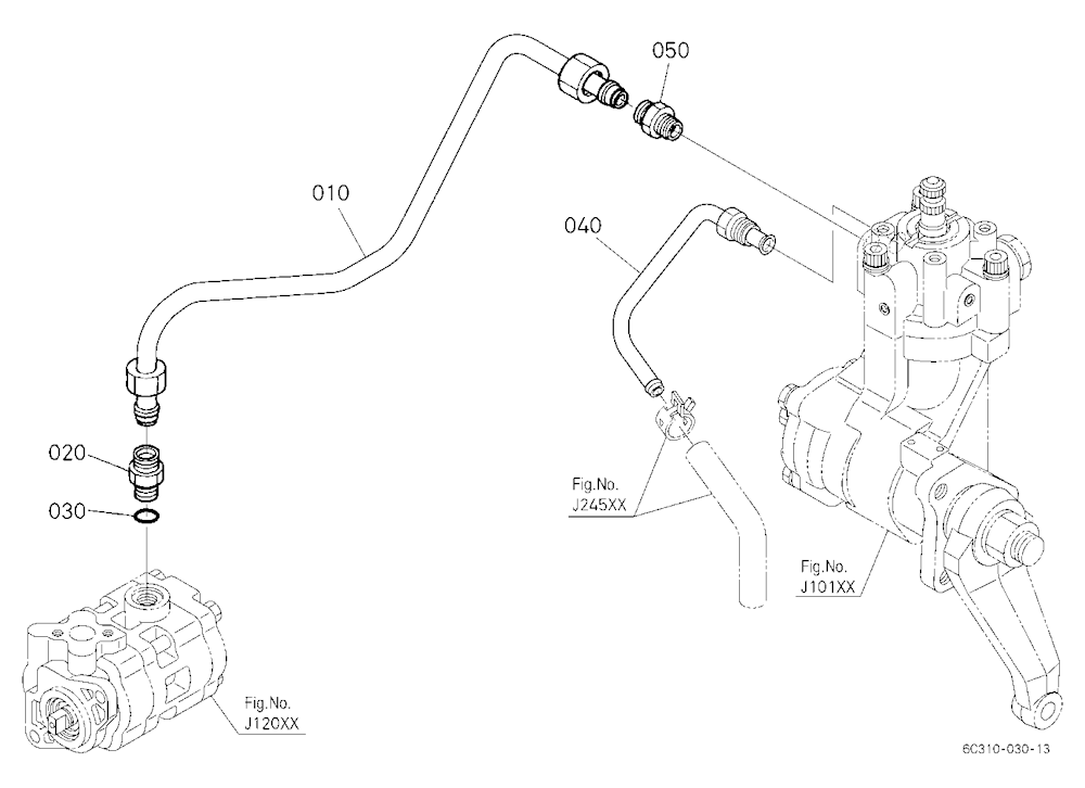 Hydraulic Oil Line (Steering)