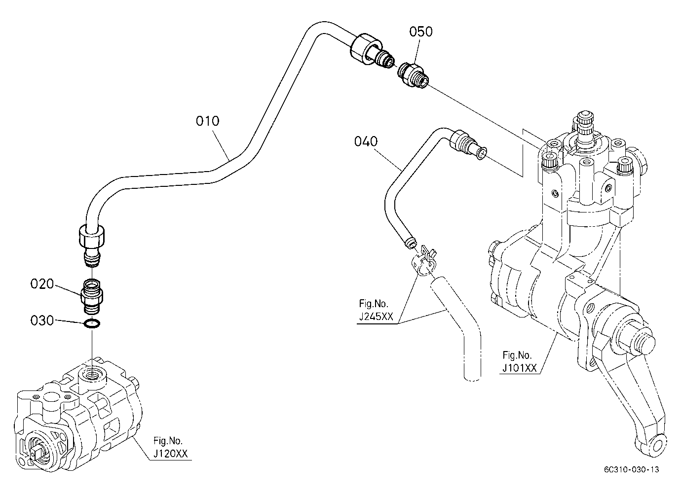 Hydraulic Oil Line (Steering)