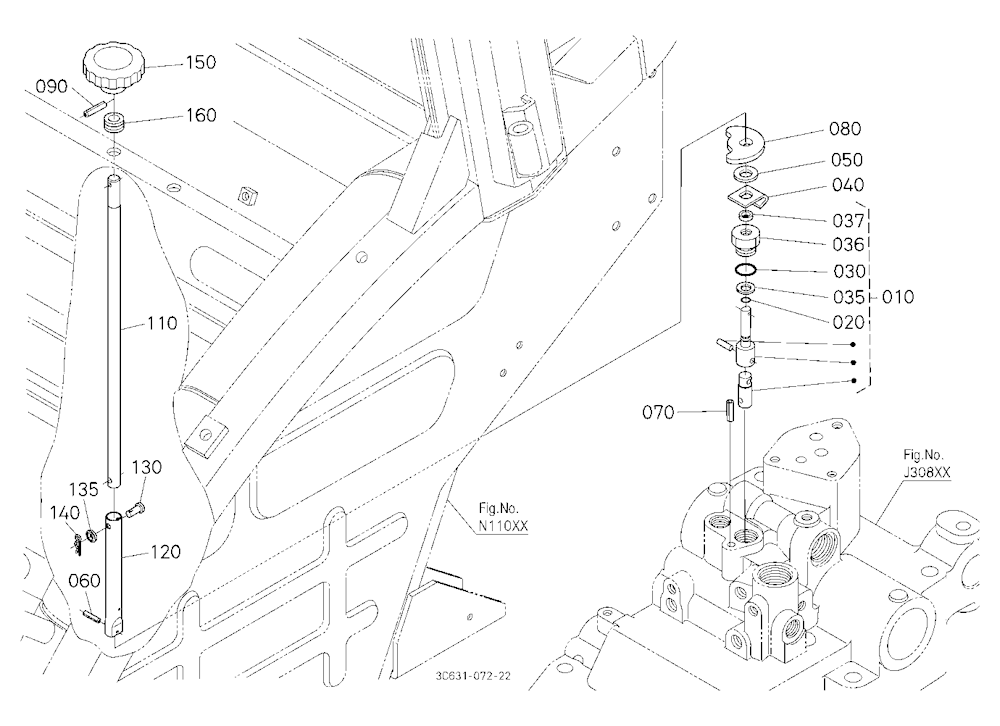 Lowering Lock Lever