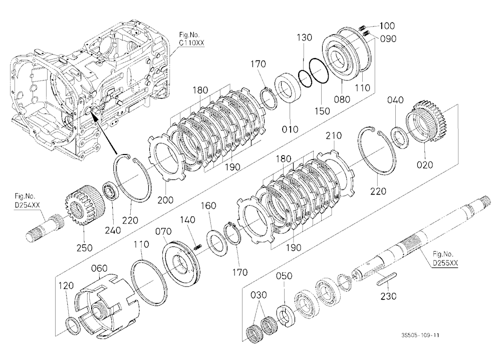 Hydraulic Clutch (Bi-Speed Turn) [Except [Dtsc]]