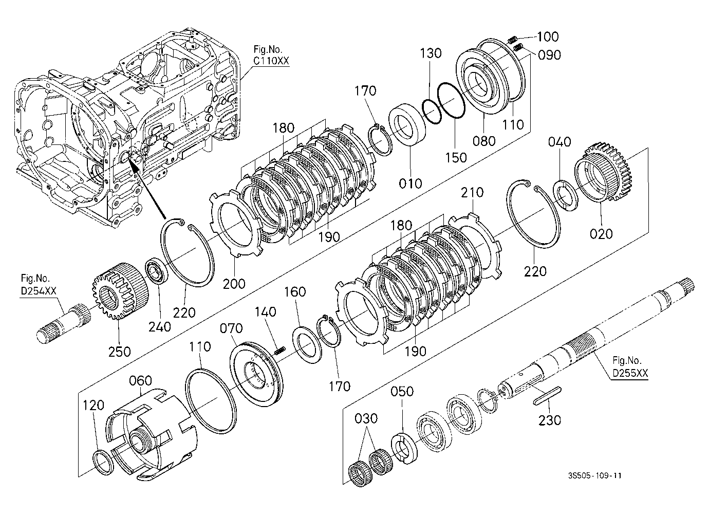 Hydraulic Clutch (Bi-Speed Turn) [Except [Dtsc]]