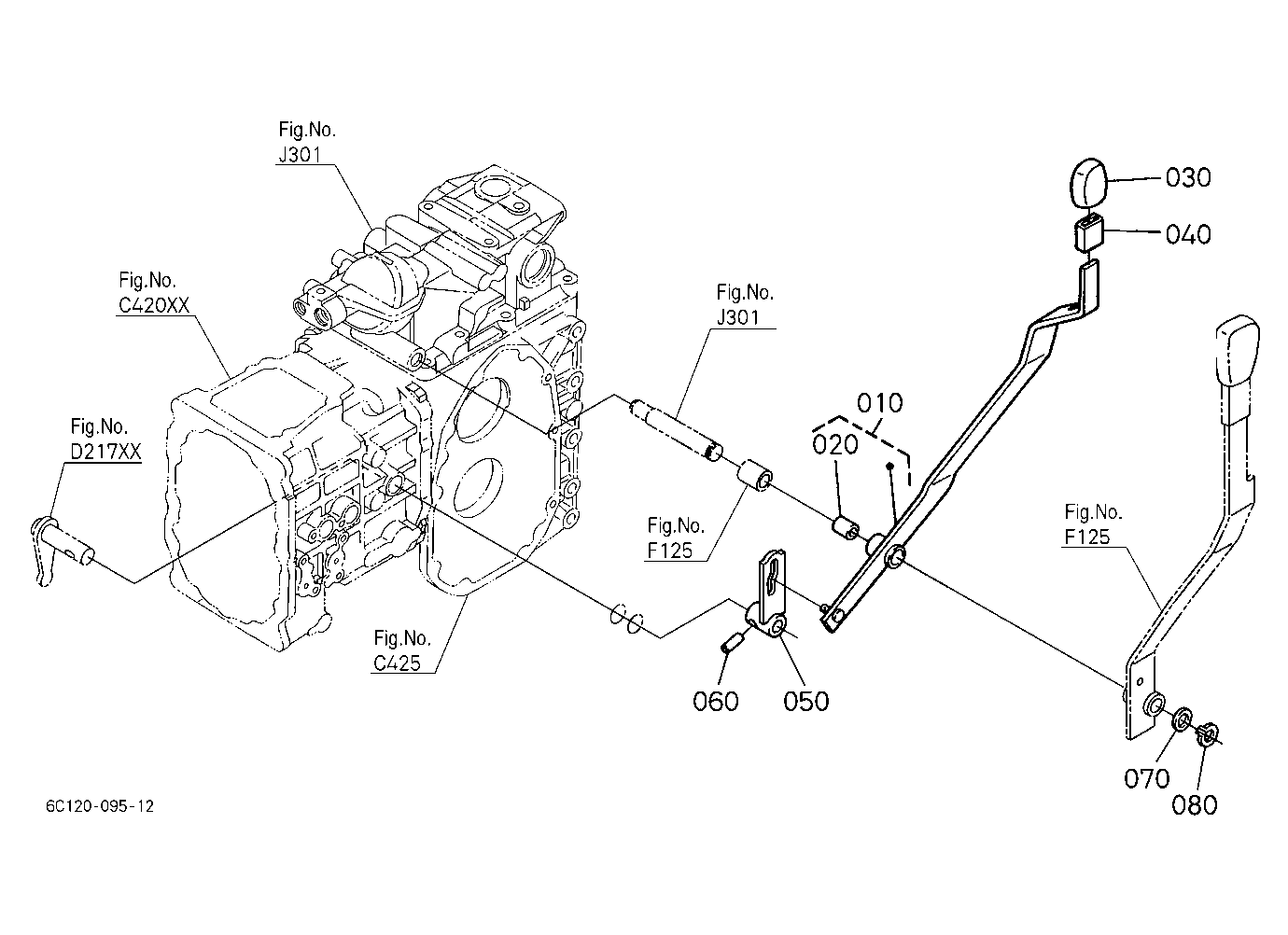 Range Gear Shift Lever
