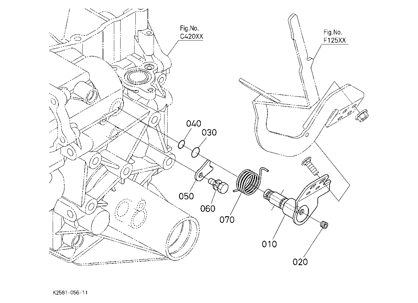 Pto Gear Shift Fork